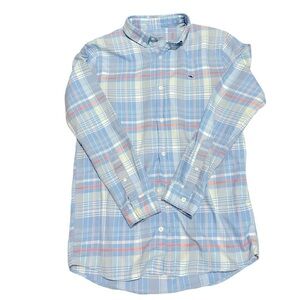 Vineyard Vines Boys XL (size 18) Brushed Cotton Long Sleeve Shirt.